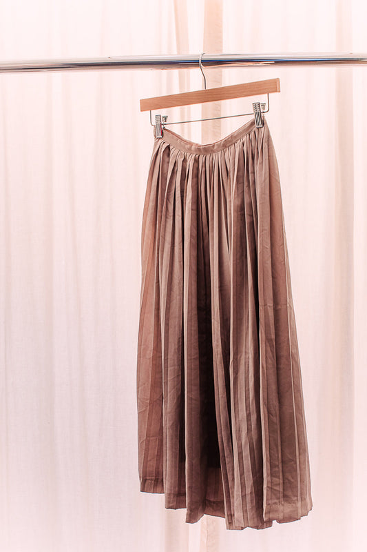 Clio Pleated Skirt XS Silk