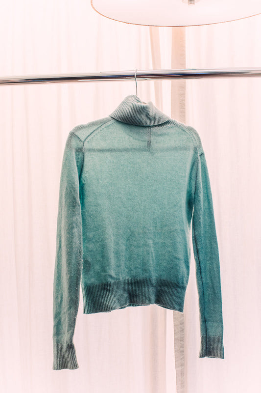 The Babaton Cashmere Turtleneck Light Turquoise